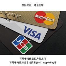 专属国际信用卡（非中国，VISA、Mastercard、JCB） 商品图片